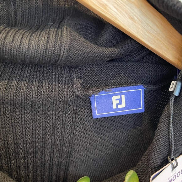 NWT FootJoy Golf Sweater Hoodie featuring drirelease technology Men Size Large - Picture 5 of 7